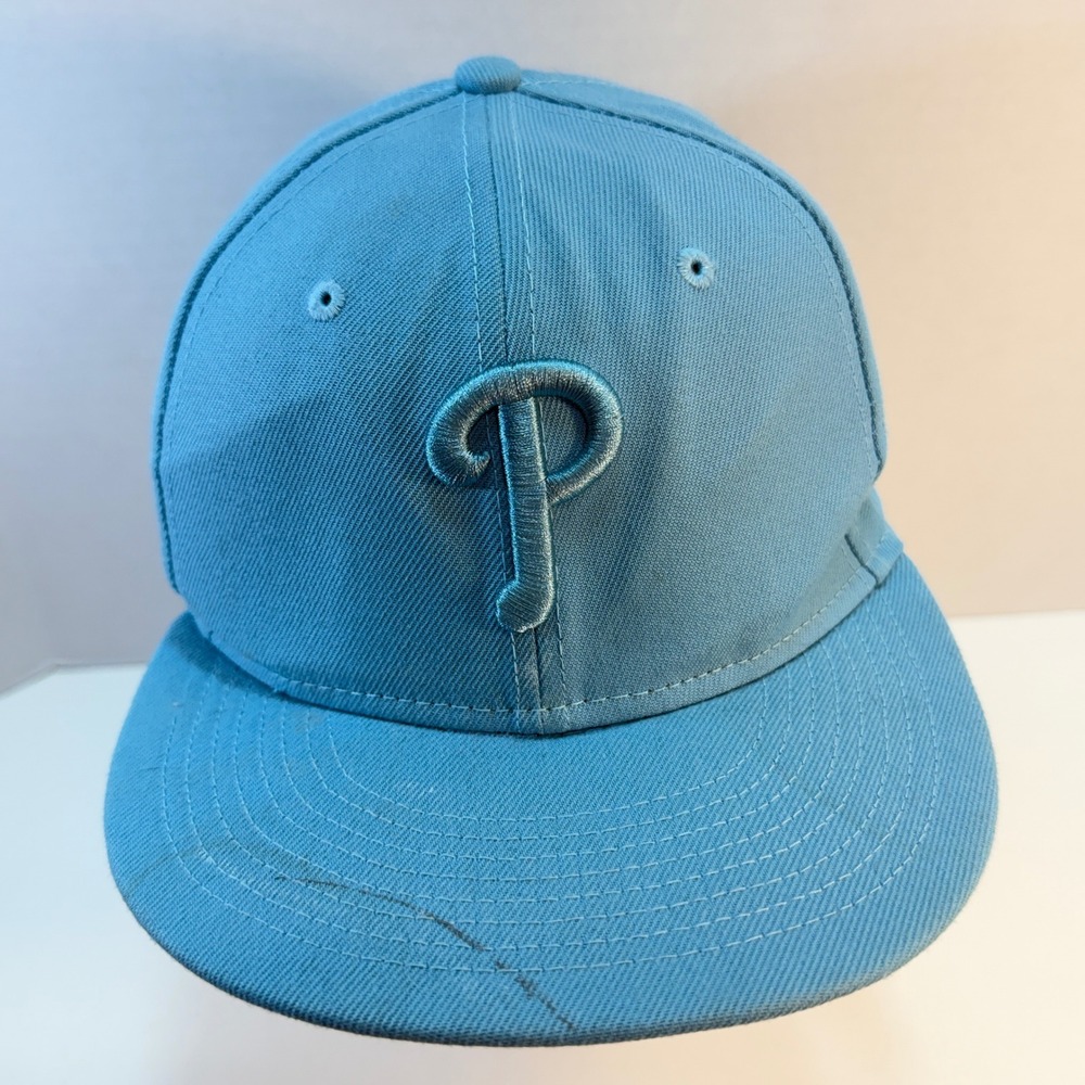 Philadelphia Phillies MLB New‎ Era Snapback Hat OSFM Light Blue 9FIFTY Cap READ